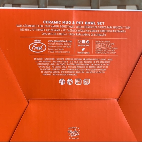 🎉HP!!🎉 Howligans Crazy Cat Lady Ceramic Mug & Pet Bowl Set - Picture 9 of 9